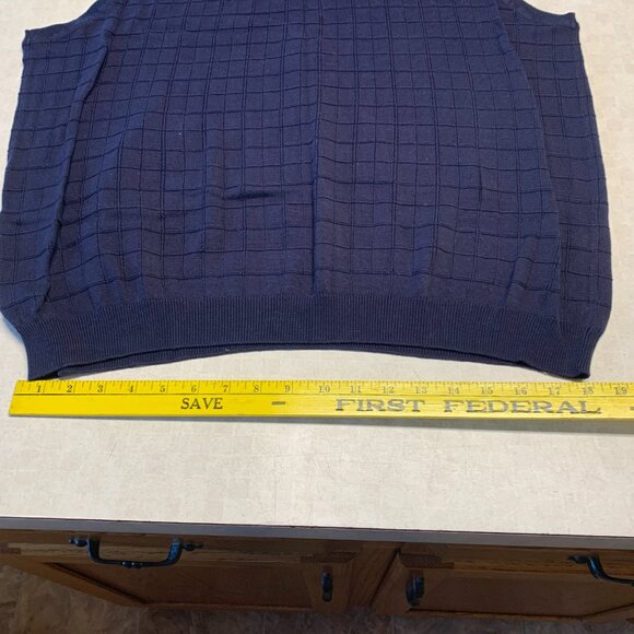 IZOD Navy Blue Men's Pullover Sweater Vest XL - Picture 10 of 10